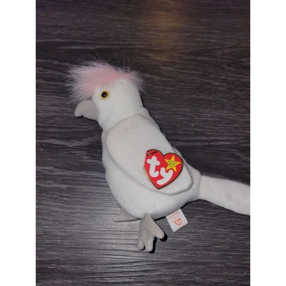 Ty Beanie Babies Kuku The Cocatoo